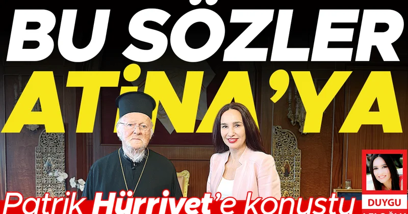 Patrik Bartholomeos’tan Atina’ya tarihi çağrı: Azınlıklar siyasi çekişmelerin rehinesi olmamalı