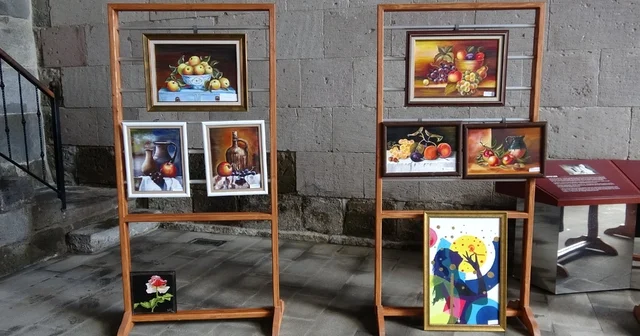 Erzurum da Yaşayan değerlerin sanat yolculuğu sergisine yoğun ilgi Erzurum Haberleri