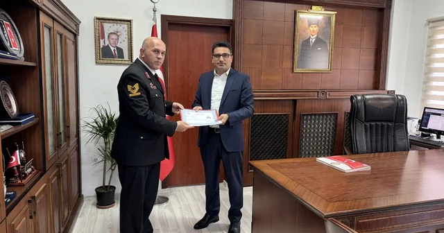 Başarılı jandarma personellerine başarı belgesi Zonguldak Haberleri