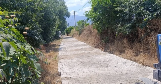 Bozdoğan Belediyesi nden, Yazıkent te parke taşı çalışması Aydın Haberleri