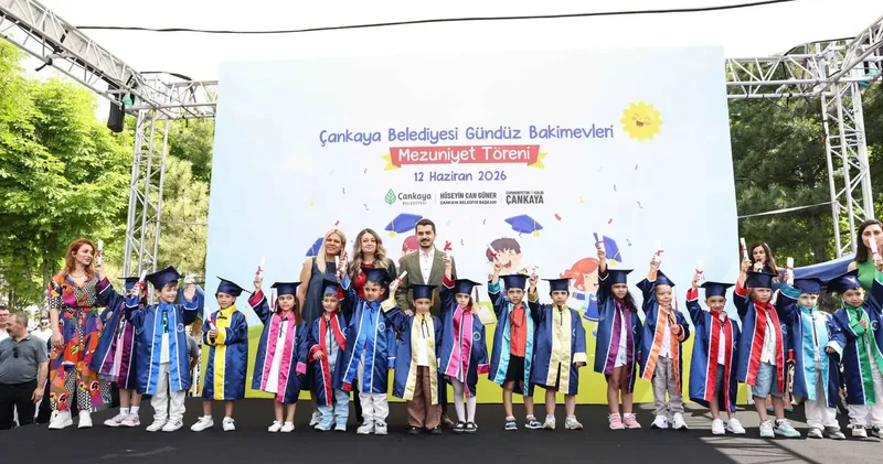 Çankaya Belediyesi kreşlerinde mezuniyet coşkusu