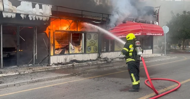 Mersin de fırında çıkan hasara neden oldu Mersin Haberleri