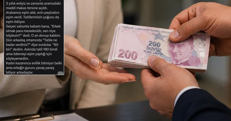 Eşi 280 bin TL maaş alan kocanın paylaşımı büyük tartışma yarattı