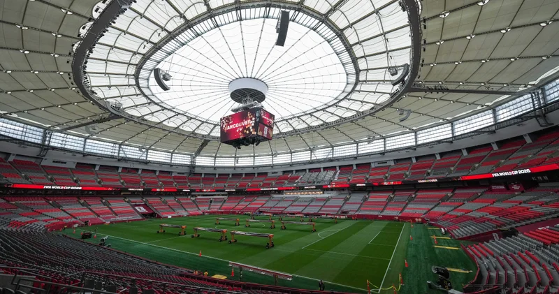 BC Place Stadyumu, Türkiye Avustralya maçına hazır!