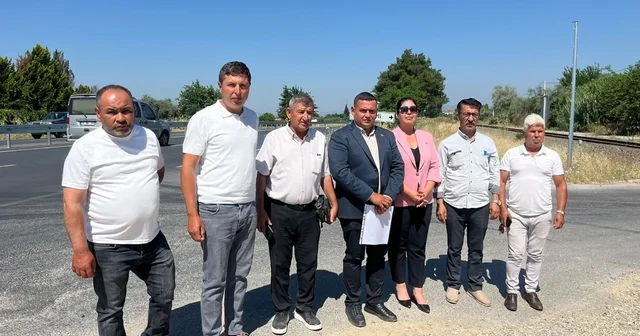 Muhtarlardan karayollarına refüj tepkisi Aydın Haberleri