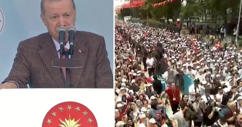 Cumhurbaşkanı Erdoğan dan CHP nin yüzde 46 oy aldığı kentte gövde gösterisi