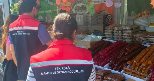 Tekirdağ Kiraz Festivali nde sıkı gıda denetimi Tekirdağ Haberleri