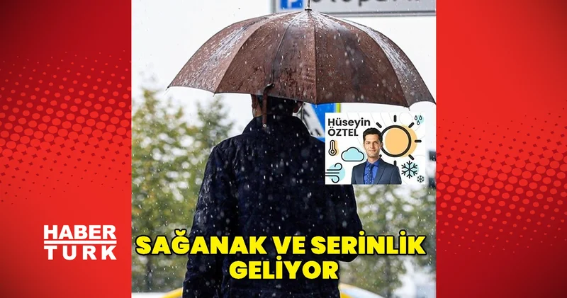 Alt başlık: Marmara’dan İç Anadolu’ya sağanak, rüzgar ve serin hava geliyor