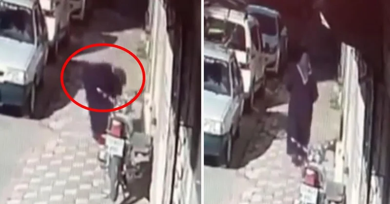 Elazığ da Düşen Parayı Kaptı