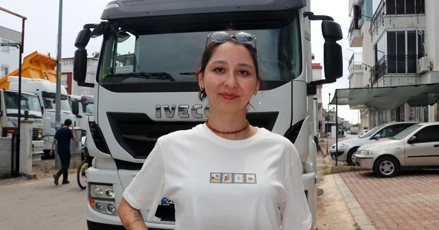 Begüm, memuriyeti bırakıp Avrupa yollarında TIR şoförü oldu Antalya Haberleri