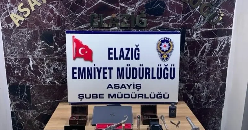 Elazığ’da 7 milyon liralık ziynet eşyası çalan 4 şüpheli tutuklandı