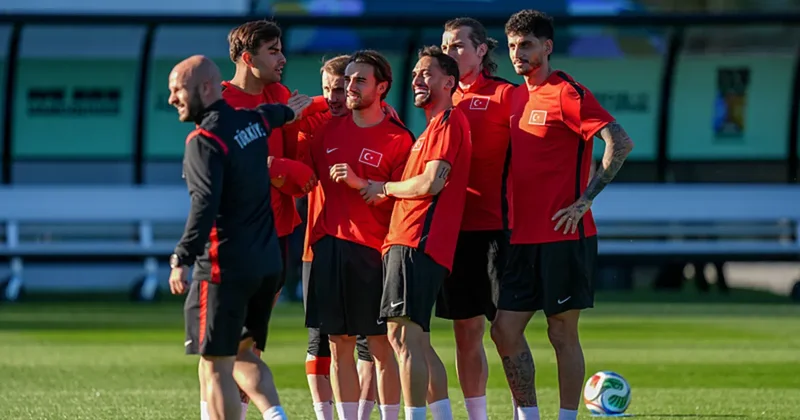 A Milli Futbol Takımı, Kanada daki ilk idmanını yaptı