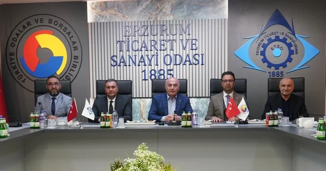 ETSO vakfı arazisinde mesleki ve teknik lise için istişare toplantısı yapıldı Erzurum Haberleri