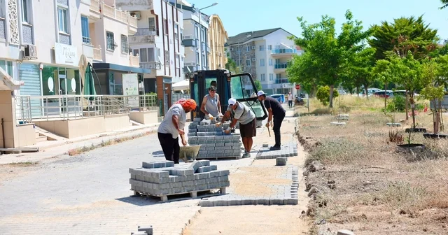 Didim Belediyesi nden Efeler ve Yeni Mahalle de yol bakım ve onarım çalışması Aydın Haberleri