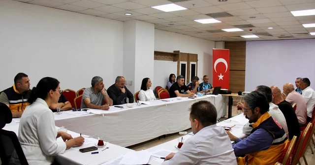 Erzincan da Sağlık Afet Planı Tatbikatı için hazırlık toplantısı yapıldı Erzincan Haberleri