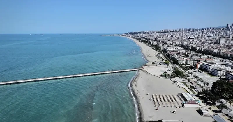 Samsun sahilinde tepki çeken görüntü