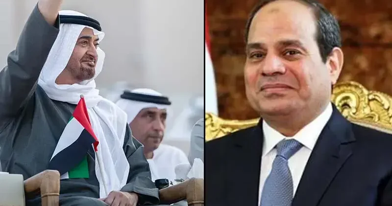 Mısır Cumhurbaşkanı Sisi ile BAE Devlet Başkanı Al Nahyan bir araya geldi
