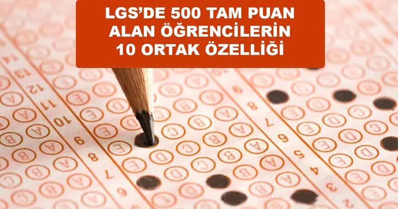 LGS’de 500 Tam Puanın Ortak Formülü: Şampiyon Öğrencileri Zirveye Taşıyan 10 Özellik