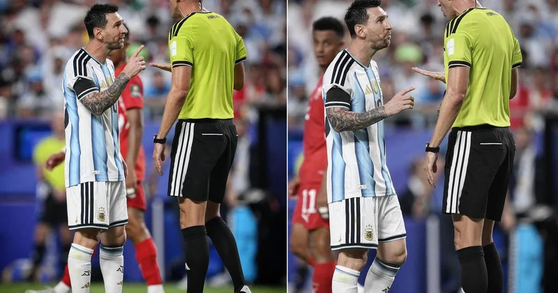 Messi, Portekizli hakeme ayar verdi: Benimle saygılı konuş