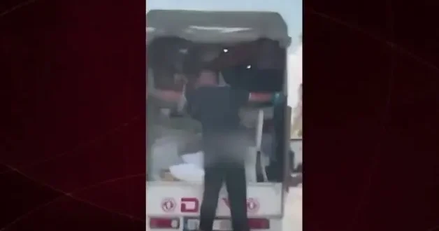 Mersin de eşya yüklü kamyonetteki tehlikeli taşımacılığa rekor ceza...