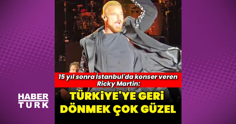 Ricky Martin, İstanbul da hayranlarıyla buluştu