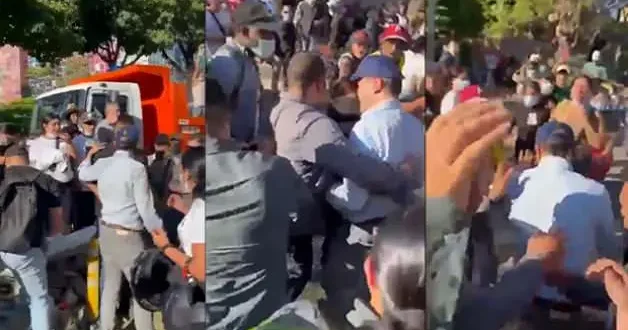 Kolombiya daki afetzedelerden belediye başkanına sert tepki