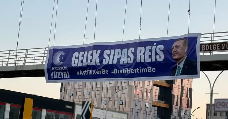 Kardeşlik Yüzyılı nda tarihi irade! Diyarbakır dan Başkan Erdoğan a Kürtçe teşekkür: Gelek Sıpas Reis