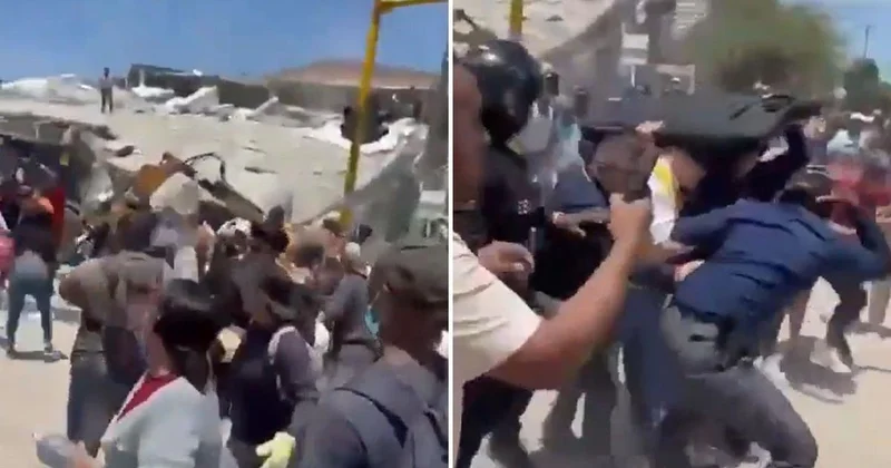 Depmezedeleri ziyaret eden belediye başkanına şok: Canını zor kurtardı
