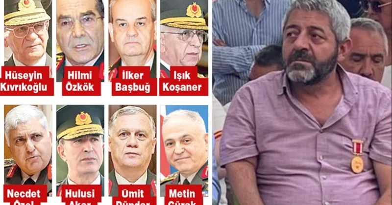 Er gazilerden 8 komutana çağrı Sözcü Gazetesi