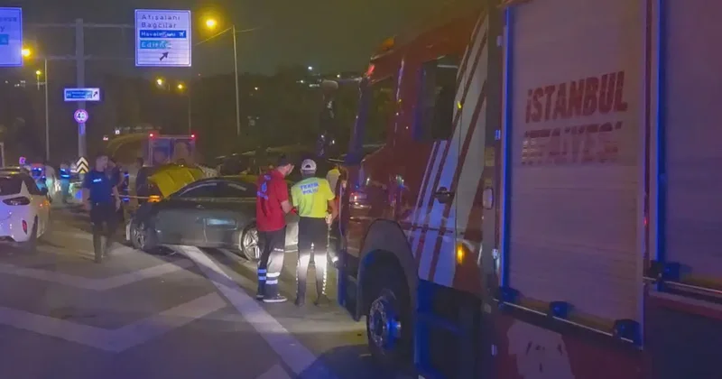 Esenler de zincirleme trafik kazası: 1 ölü 5 yaralı