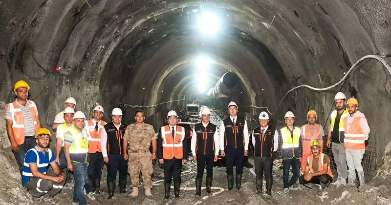 Erzurum Rize Tünel Projesi Devam Ediyor