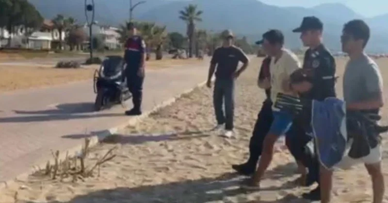 Plajlarda çanta çalarken suçüstü yakalandı! Mesleği şaşkına çevirdi