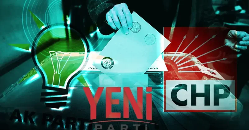 Son seçim anketinde dikkat çeken sonuçlar! CHP ile Yeni Parti nin oyları başa baş