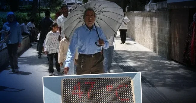 Türkiye nin en sıcak kentleri arasında: Termometreler 47 dereceyi gösterdi
