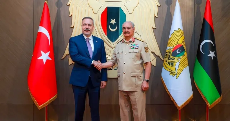 Libya da tarihi zirve: Bakan Fidan, Hafter le görüştü