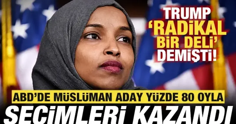 Trump solcu bir deli demişti: ABD de Müslüman aday yüzde 80 oyla seçimleri kazandı