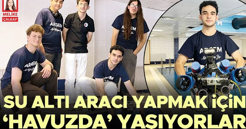 Su altı aracı yapmak için ‘havuzda’ yaşıyorlar