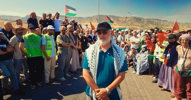 Filistin Konvoyu, Irak ın İbrahim Halil Sınır Kapısı nda bekletiliyor Mardin Haberleri Habertürk Yerel Haberler