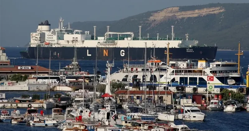 Cezayir den yola çıkan LNG gemisi Türkiye ye ulaştı!