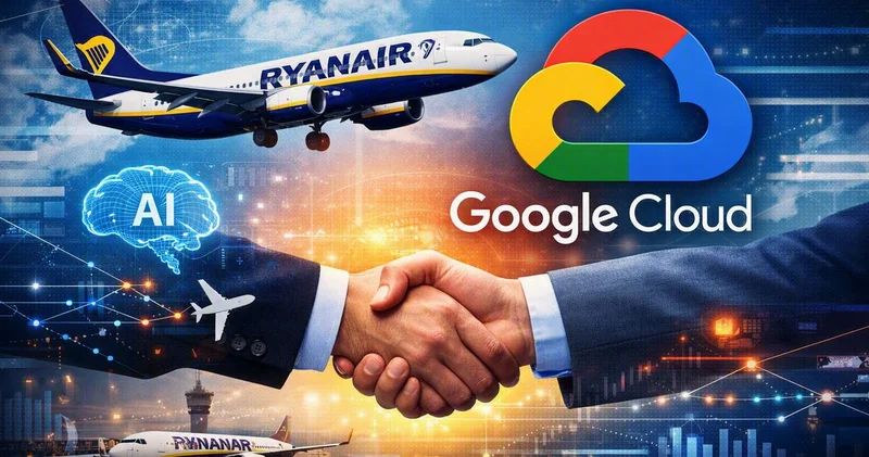 Ryanair’dan Google Cloud hamlesi! Havacılıkta yapay zeka ile yeni dönem