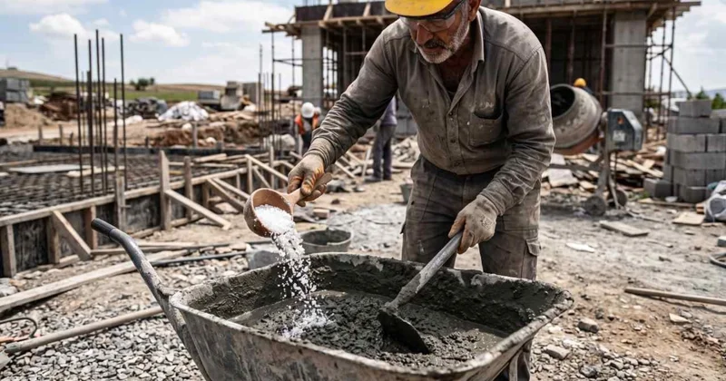 Beton harcına tuz dökünce felaketi yaşadı Sözcü Gazetesi
