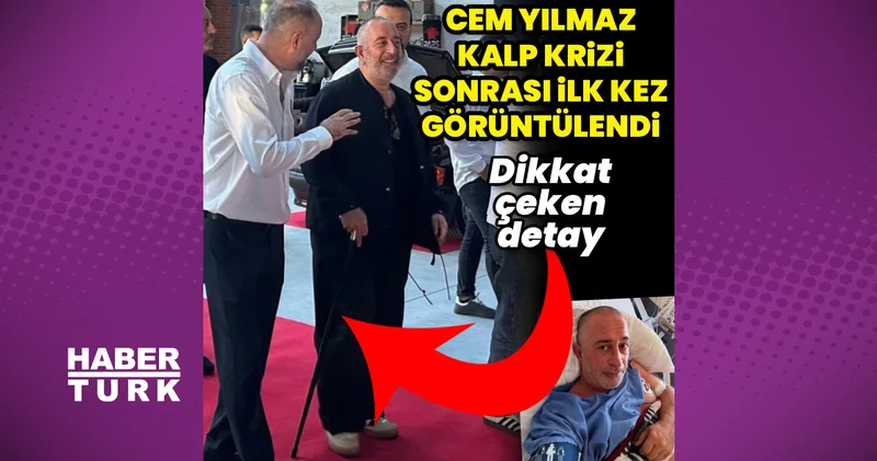 Cem Yılmaz baston kullanmaya başladı