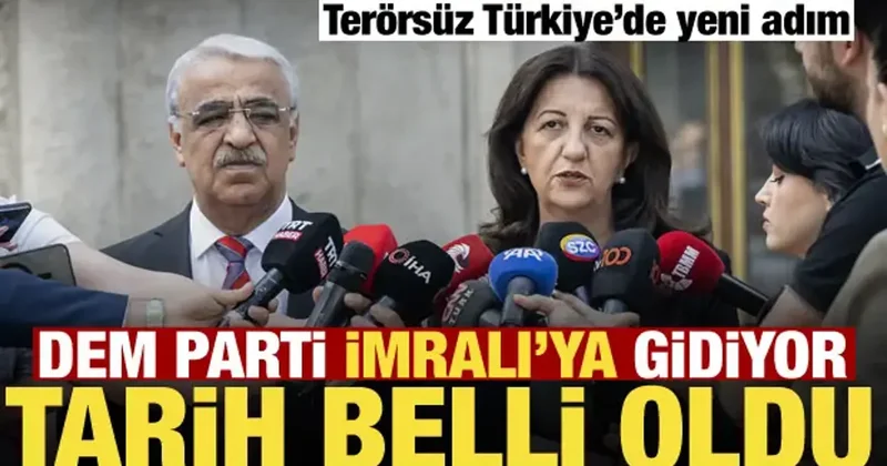 Çerçeve Yasa sonrası ilk ziyaret! DEM Parti İmralı ya gidiyor