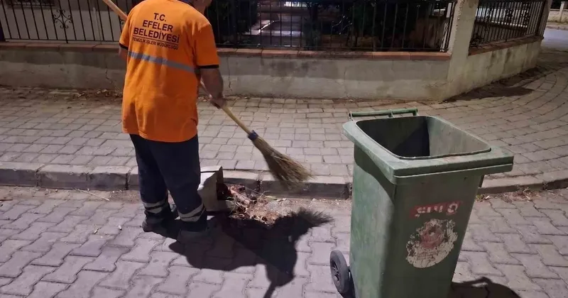 Efeler Belediyesi temizlik çalışmalarını sürdürüyor