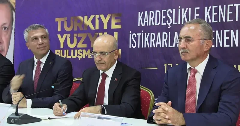 Bakan Şimşek, Bolu’da iş dünyası ve partililerle buluştu