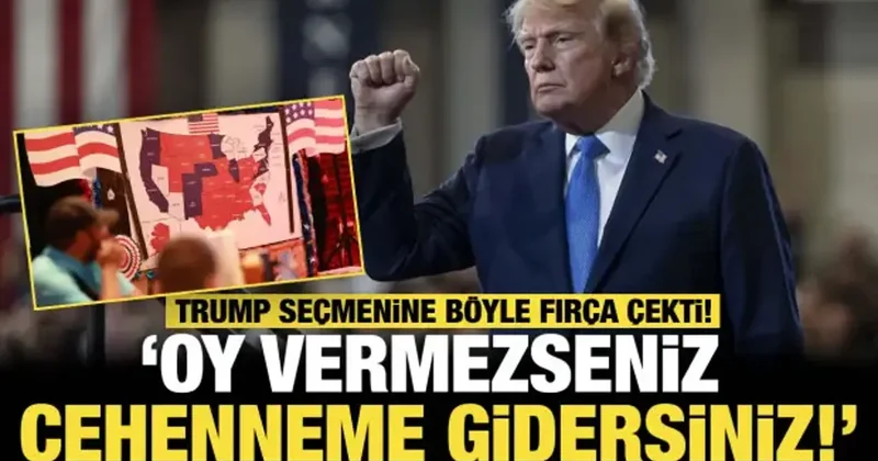 Trump’tan seçmenine fırça: Oy vermeyen cehenneme gider