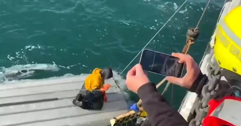 Alabora olan teknenin üzerinde günlerce kalan çocuk kurtarıldı