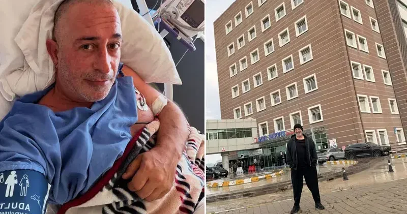 Cem Yılmaz, Çanakkale de tedavi gördüğü hastaneye kontrole geldi