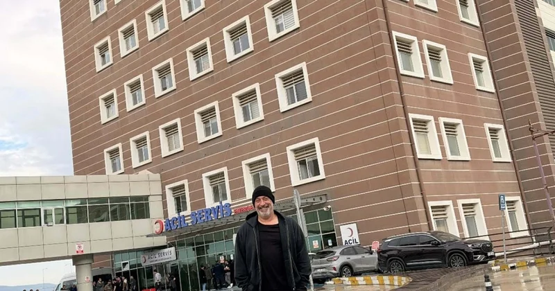Kalp krizi tedavisi gören Cem Yılmaz, ÇOMÜ Hastanesi ne kontrol için geldi