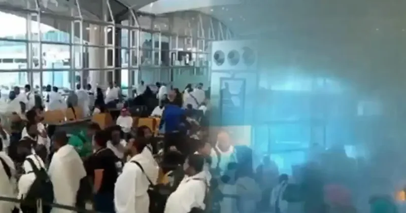 Husiler, Riyad daki havalimanını vurmuştu! Saldırı anının görüntüleri ortaya çıktı